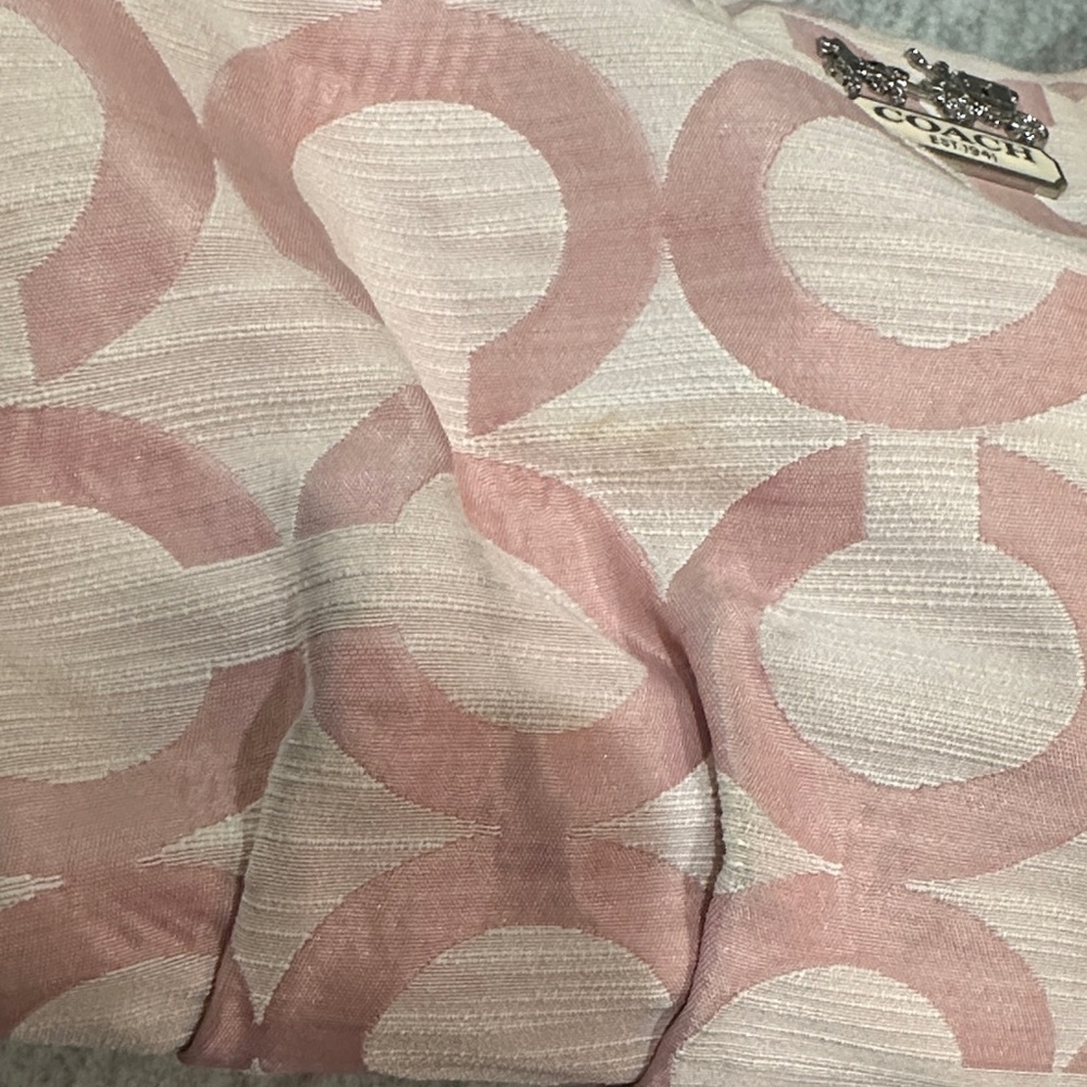 Coach Pink and Cream Shoulder Bag - Picture 2 of 8